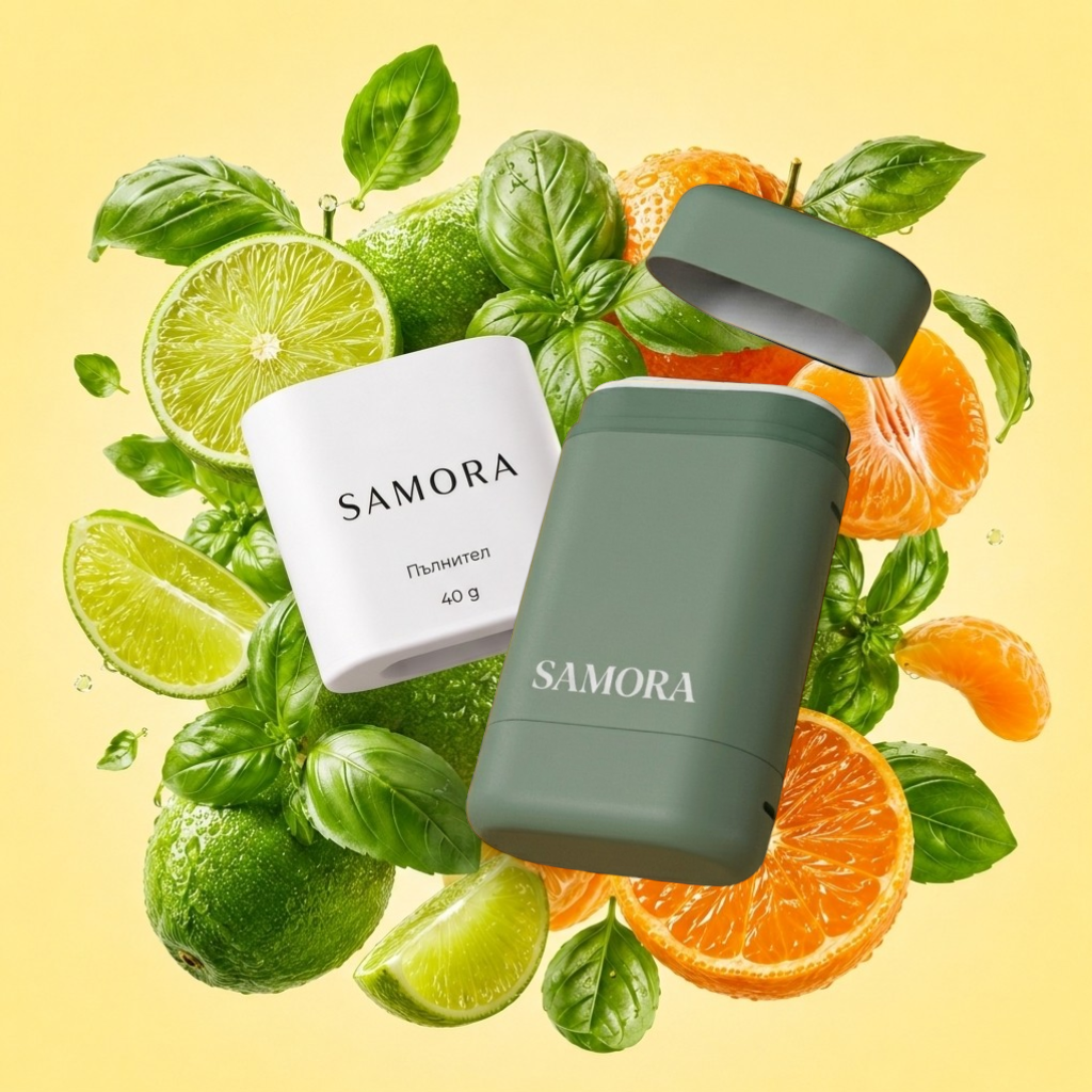 Дезодорант кейс Sage Green и Пълнител