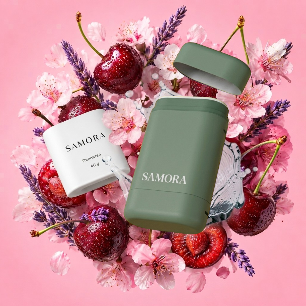 Дезодорант кейс Sage Green и Пълнител